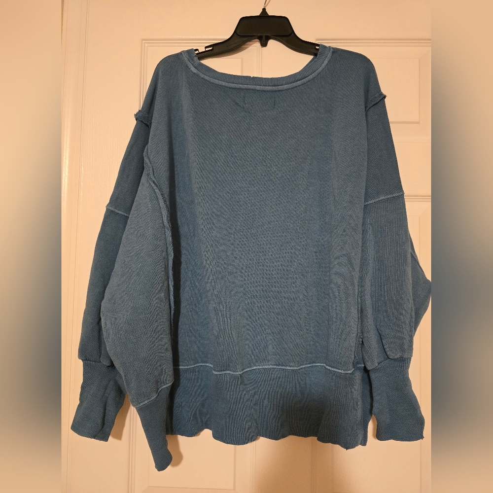 NWT Free People / We The Free Camden Sweatshirt Size L - Picture 2 of 3